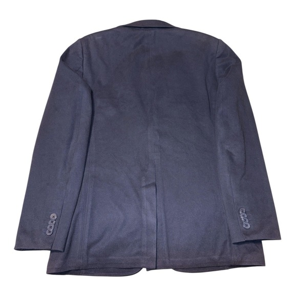 Artefact Men's Knit Blazer Casual Jacket Medium 40 Long Navy 2 Button Heathered - Picture 2 of 15
